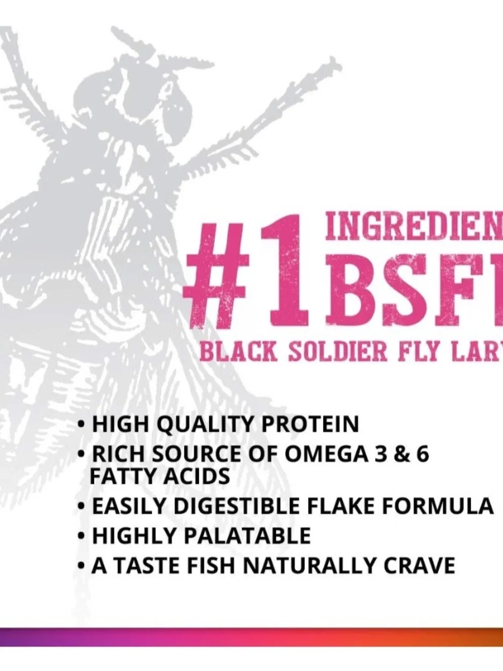 Bug Bites Color Enhancing Red Fish Food Flakes